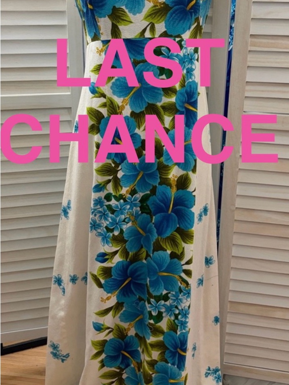 CLOSING STORE!! Hawaiian Wedding Dress- Vintage 1960s